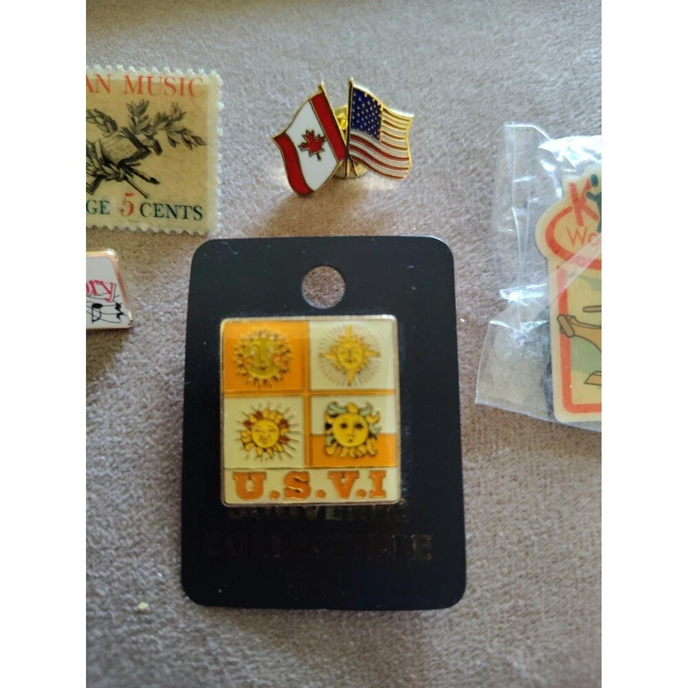 Assorted Pins Lot Or 5